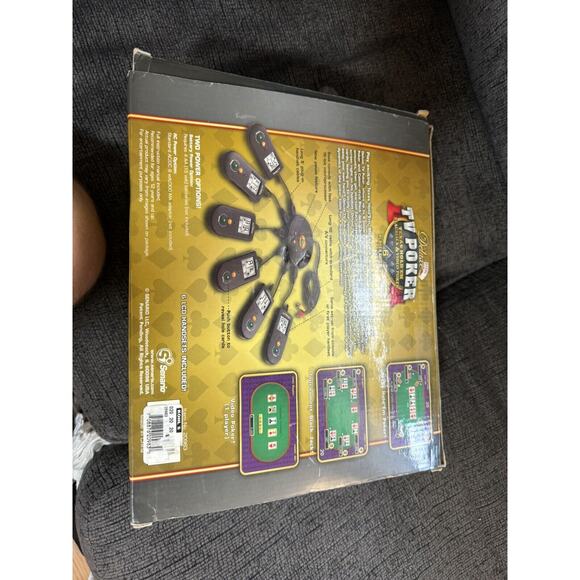 Deluxe TV Poker Texas Hold'Em Blackjack Video Poker Game 6 Player Edition - Picture 3 of 3